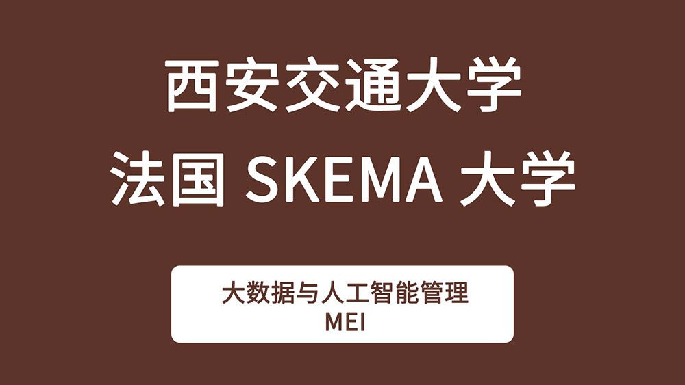 西安交通大学与法国SKEMA商学院